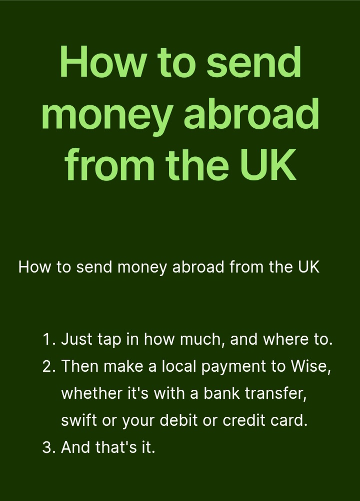 wise money transfer